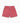 Carrot Red Elasticated Cotton Shorts For Boys with Pockets