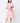 The Perfect Pink Mandarin Collar Cotton Midi Dress - Maternity Nursing Midi Dress